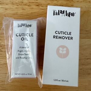 Red Aspen Cuticle Oil and Remover Set - NIB
